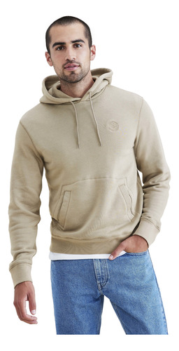 Polerón Hombre Sport Hoodie Regular Fit Café Dockers