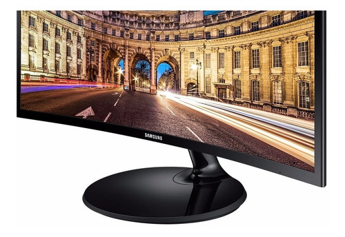 Monitor gamer curvo Samsung F390 Series C24F390FH led 24" black high glossy 100V/240V
