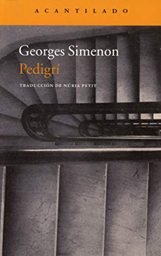 Libro Pedigri  De Simenon Georges