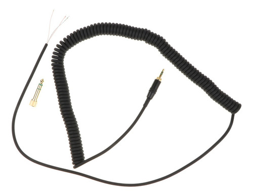 Mdr7506 V6 Cable Largo En Espiral Para Auricular Profesional
