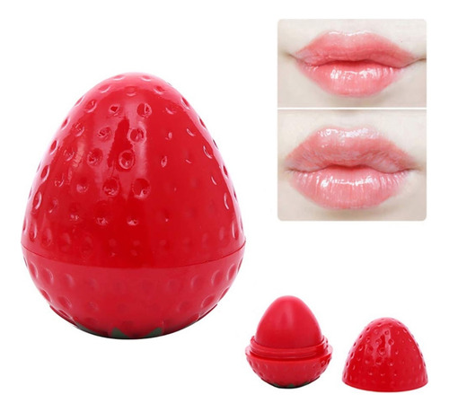 Caja De 24 Bálsamos Para Labios Hidratante Forma De Fresa