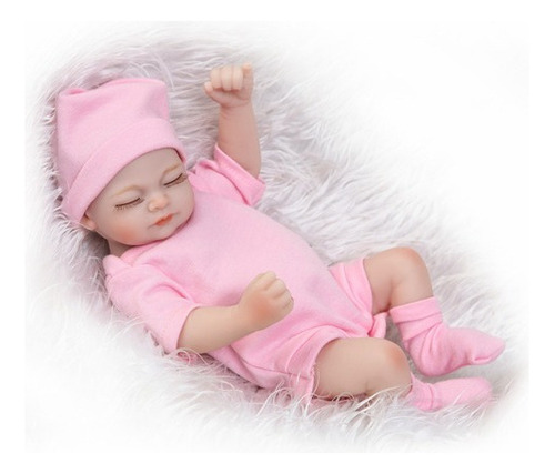 Reborn Baby Doll Girl Bebé Baño Juguete Completo Silicona Cu