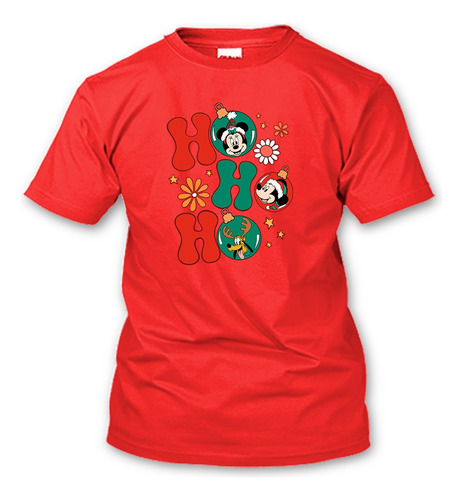Playera Navidad Mickey Mouse Y Amigos Disney Diseño2