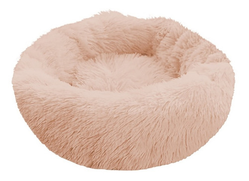 Cama Mascotas Antiestres Circular Felpa L