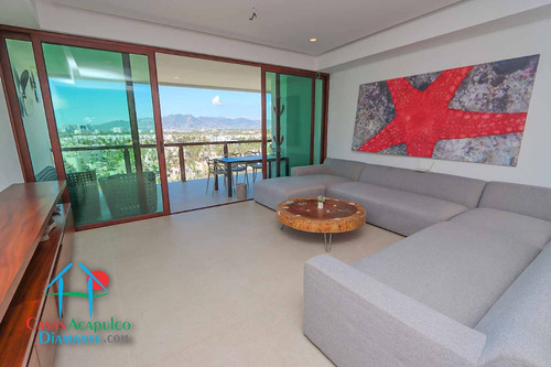 Cad La Isla Ibiza G9. Terraza Con Vista A Las Albercas, Jardines Y Parcial Al Mar