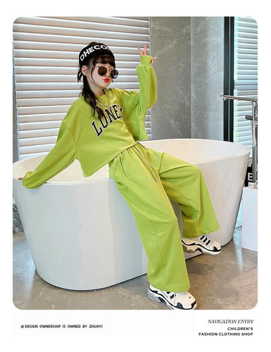 Conjunto De Pantalones Acampanados De Estilo Coreano Para Ni
