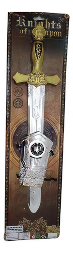 Espada Más Brazalete Knights Of The Weapon Color Plateado
