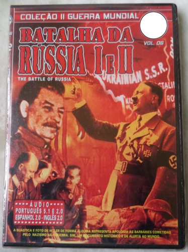 Dvd  Original Coleção 2ª Guerra Mundial Rússia - D