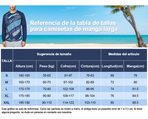 Camisas De Protección Solar Uv Upf 50+ Para Hombre Manga