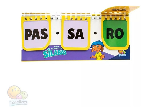 Imagem 2 de 7 de Flip-book - Combinações Divertidas: Sílabas (escolinha Todolivro) | Todolivro