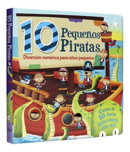 Libro 10 Pequeños Piratas Diversión Numérica. Lexus