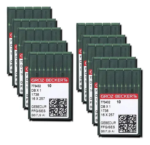 comprar 100 Agujas Groz Beckert Dbx1 Para Maq Coser Recta Industrial