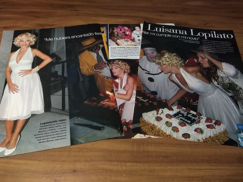 (q333) Luisana Lopilato * Clippings Revista 3 Pgs * 2008