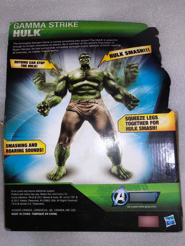 Hulk. Gama Strike. Hasbro