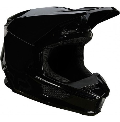 Casco Moto Fox V1 Plaic Negro Talla L