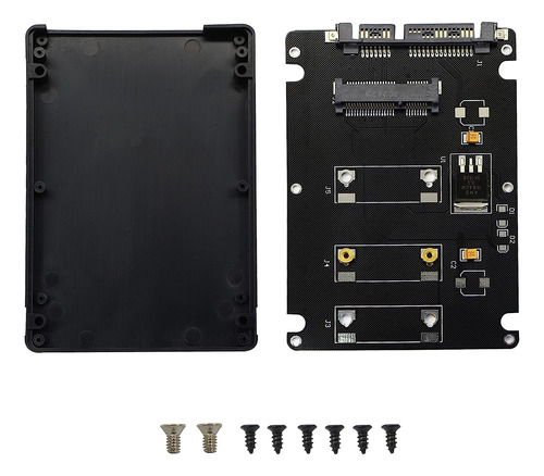 Gintoyun Msata A Un Adaptador De Gabinete Sata De 2.5 Pulgad