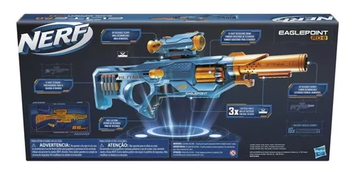 NERF, Lançador Elite com Mira Removível, Azul