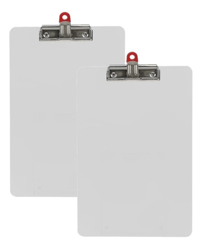 2 Pack Tabla De Apoyo Tamaño Carta Con I-clip En Colores