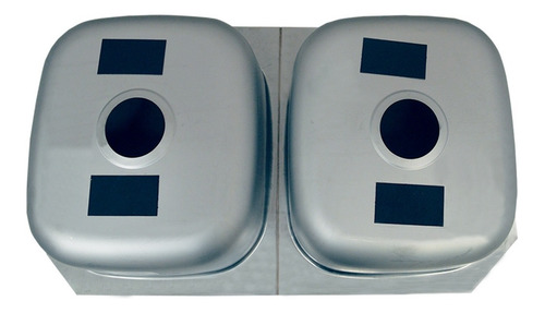 Imagen 4 de 10 de Fregadero Cocina Empotrar 2 Tinas 84x56x18 Eb C110