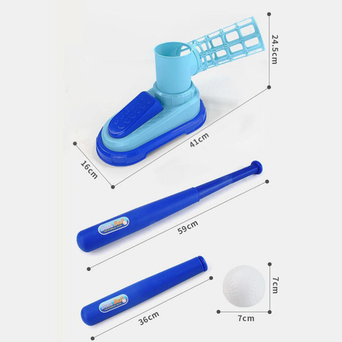 Máquina De Béisbol Para Niños Punta De 6 Bolas