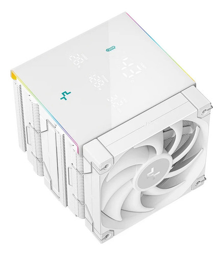 Cpu Cooler Deepcool Ak620 Digital Pro Wh Display Gigante ! Led Argb