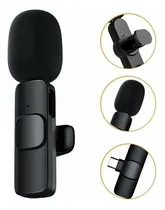 Comprar Microfono Corbatero Inalambrico Compatible Celular Iphone Negro