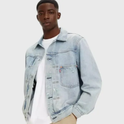 Jaqueta Levis Type One Trucker Jeans Claro Original | Parcelamento