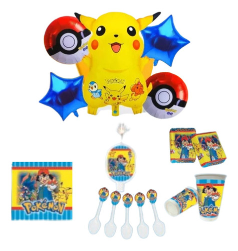 Decoración Temática Pikachu Para Cumpleaños 
