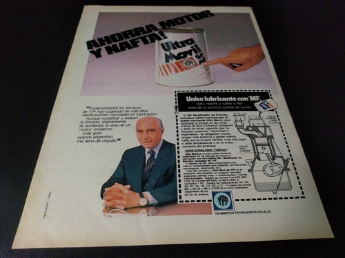 (pg033) Publicidad Ypf * Juan Manuel Fangio (Usado)