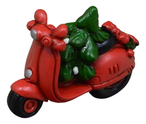 3 Modelo De Motocicleta Navideña Roja Modelo De Motocicleta