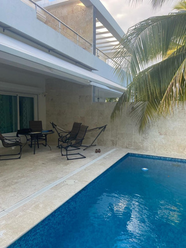 Villa Duplex En Playa Nueva Romana De 3 Habitaciones Amueblada Proyecto Exclusivo Cerrado Con Playa