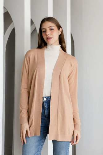 Saco Bremer Liso Abierto Largo - Talle M A Xl