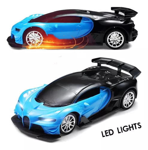 Carro Carrinho De Controle Remoto Com Luz De Led 7 Funções Vermelho - Ri  Happy