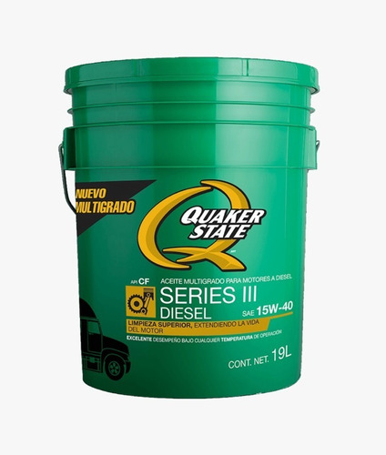 Cubeta Aceite Quaker State 15w40 Diesel