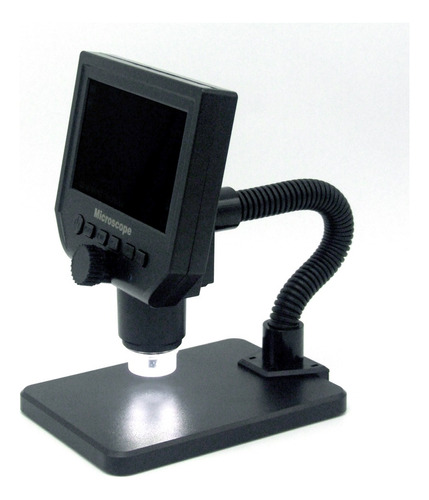 Microscopio Digital Portátil Lcd G600 Con Alto Brillo 8 Led
