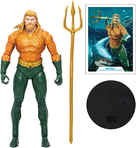 Aquaman Clásico Figura Justice League Winter Dc Mcfarlane