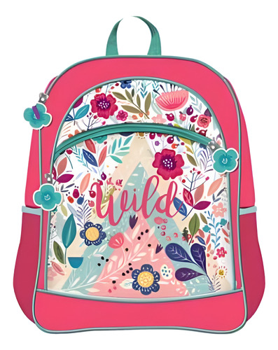Mochila Primaria Flores Wild - Upak