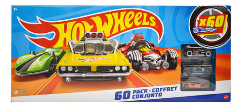 Hot Wheels 60 Pack Escala 1:64 Mattel