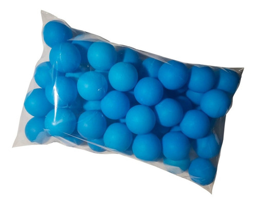 Pacote Com 100 Unidades / Bolinha De Ping Pong Azul 