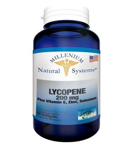 Lycopene 200mg +vitam E X50 Cap - Unidad a $1120