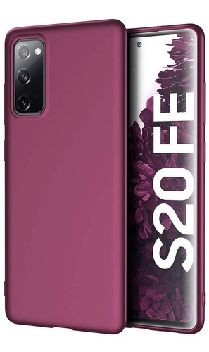 Funda Para Samsung Galaxy S20 Fe 5g, Rojo Vino/flexible