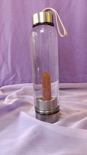 Botella Cuarzo Frutilla Gemoterapia Elixir Cristal
