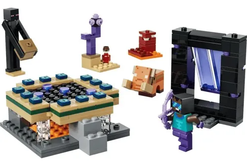 Lego Minecraft Jornada Do Postal Nether E End 192pçs 7+21584