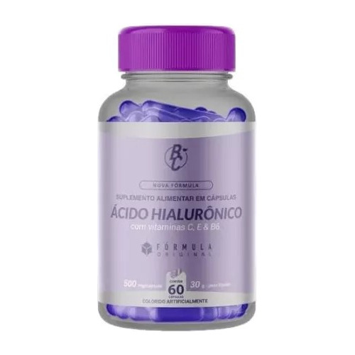 Baricaps Ácido Hialurónico + Colágeno Hidrolizado - 60 Cáps