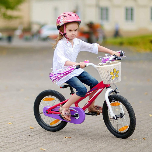 Cesta De Bicicleta For Niños, Timbre De Bicicleta, Borla, K