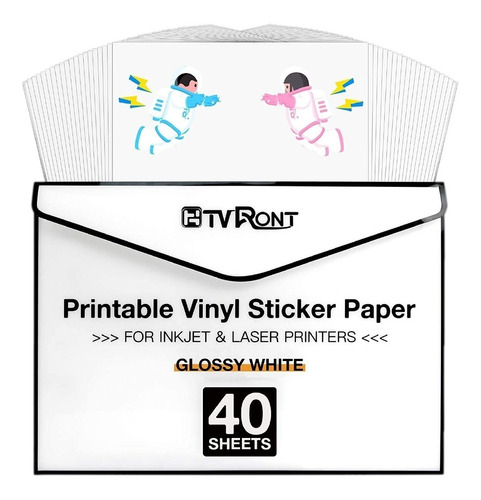 Vinyl Adhesivo Imprimible A4 Brillante Con Inyección De Tint