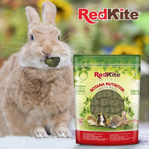 Imagen 5 de 7 de Cubos De Alfalfa Para Conejos Cuyo Hamster 100% Natural 1kg
