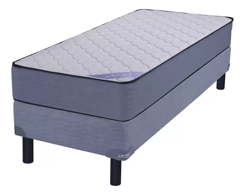 Sommier Plaza Y Media Cama Nido Doble 90x190 Colchon Inducol