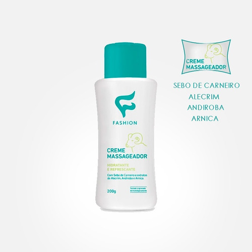 3 Creme Massageador Sarador Fashion Cosméticos 200g