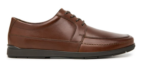 Zapato Hombre Flexi 413702 Oxford Oficina Confort Piel Café